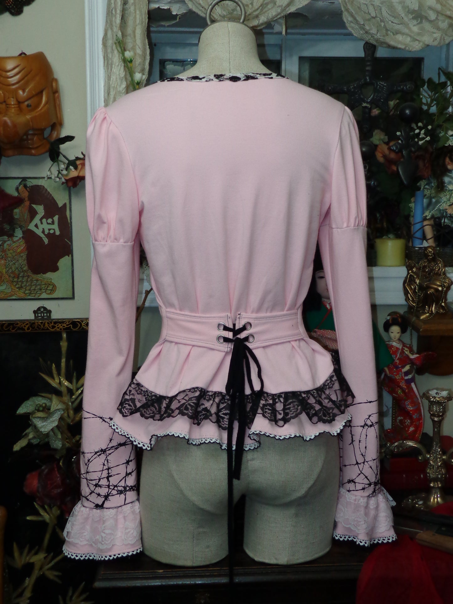 "Memoire" Pink x Black Cutsew