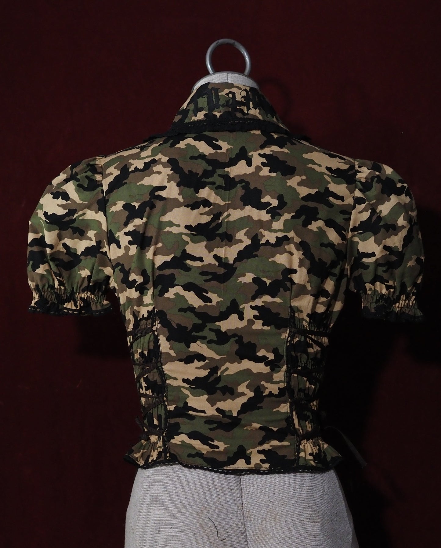 Jungle Camo short-sleeve Blouse